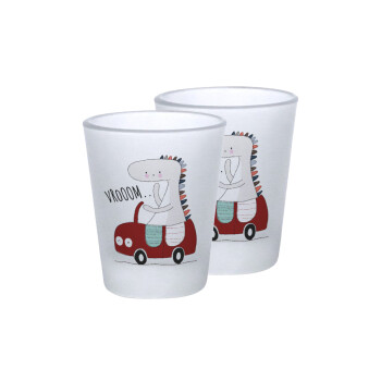 Βρουμ βρουμ, Σφηνοπότηρα γυάλινα 45ml του πάγου (2 τεμάχια)