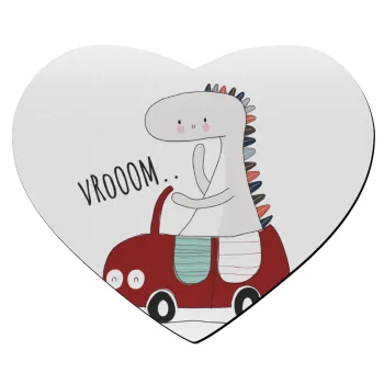 Βρουμ βρουμ, Mousepad καρδιά 23x20cm