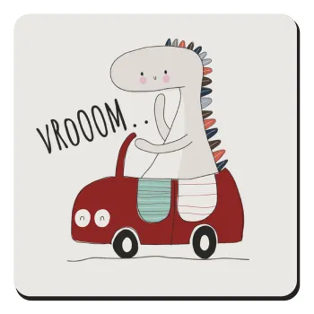 Βρουμ βρουμ, Τετράγωνο μαγνητάκι ξύλινο 9x9cm