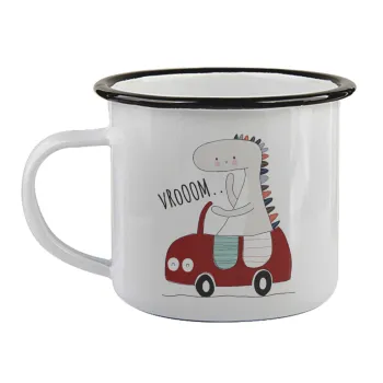 Βρουμ βρουμ, Κούπα εμαγιέ με μαύρο χείλος 360ml