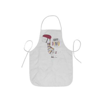 Happy Dino, Ποδιά Σεφ ολόσωμη κοντή  Παιδική (44x62cm)