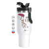Mega Stainless steel Tumbler with lid, double wall 1,2L