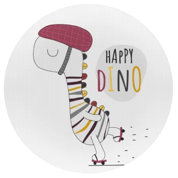 Happy Dino, Mousepad Round 20cm