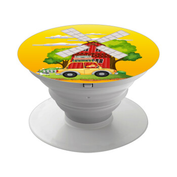 Toy car, Phone Holders Stand  Λευκό Βάση Στήριξης Κινητού στο Χέρι