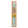 Easter Set, wooden keychain & aromatic flat Easter candle (30cm) (TURQUOISE)