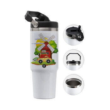 Toy car, 30oz stainless Steel Tumbler with Handle