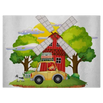 Toy car, Επιφάνεια κοπής γυάλινη (38x28cm)