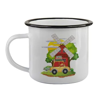 Toy car, Κούπα εμαγιέ με μαύρο χείλος 360ml