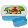 ΜΠΛΕ παιδικό δοχείο φαγητού (lunchbox) πλαστικό (BPA-FREE) Lunch Βox M18 x Π13 x Υ6cm