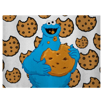Cookie Monster, Επιφάνεια κοπής γυάλινη (38x28cm)
