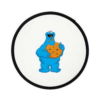 Cookie Monster, Βεντάλια υφασμάτινη αναδιπλούμενη με θήκη (20cm)