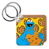 Cookie Monster, Μπρελόκ Ξύλινο τετράγωνο MDF