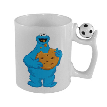 Cookie Monster, Κούπα με μπάλα ποδασφαίρου , 330ml