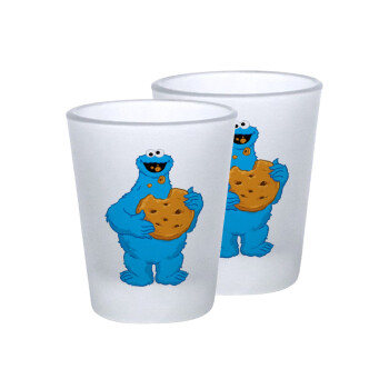 Cookie Monster, Σφηνοπότηρα γυάλινα 45ml του πάγου (2 τεμάχια)