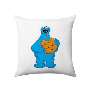 Cookie Monster, Μαξιλάρι καναπέ 40x40cm περιέχεται το  γέμισμα