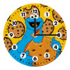 Wooden wall clock (20cm)