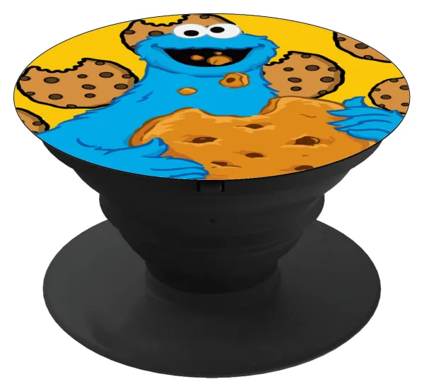 Cookie Monster — Phone Holders Stand  Μαύρο Βάση Στήριξης Κινητού στο Χέρι