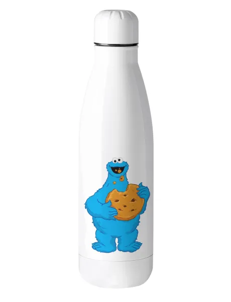 Cookie Monster — Μεταλλικό παγούρι θερμός (Stainless steel), 500ml