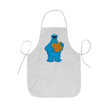 Cookie Monster, Ποδιά Σεφ ολόσωμη κοντή  Παιδική (44x62cm)