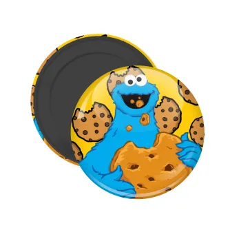 Cookie Monster, Μαγνητάκι ψυγείου στρογγυλό διάστασης 5cm