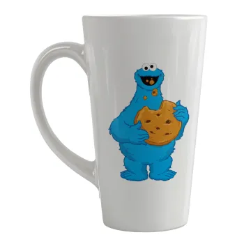 Cookie Monster, Κούπα κωνική Latte Μεγάλη, κεραμική, 450ml