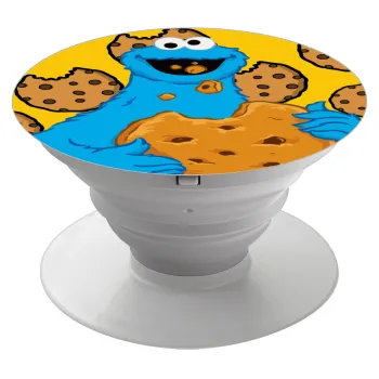 Cookie Monster, Phone Holders Stand  White Hand-held Mobile Phone Holder