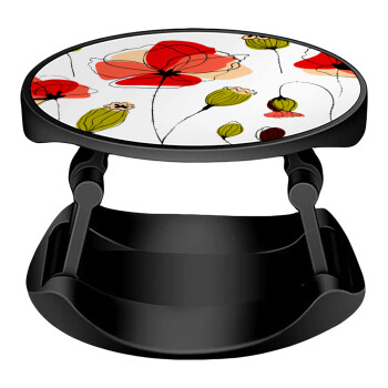 Red poppy flowers papaver, Phone Holders Stand  Stand Hand-held Mobile Phone Holder