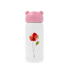 Pink stainless steel thermal flask, 320ml