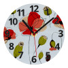 Ρολόι τοίχου γυάλινο (20cm)