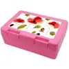 Children's cookie container PINK 185x128x65mm (BPA free plastic)