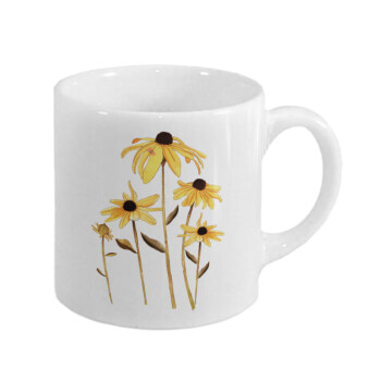 Daisies flower, Κουπάκι κεραμικό, για espresso 150ml