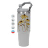 GREY Travel Tumbler with Handle 890ml
