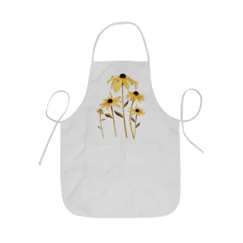 Daisies flower, Ποδιά Σεφ ολόσωμη κοντή  Παιδική (44x62cm)