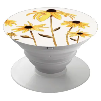 Daisies flower, Phone Holders Stand  Λευκό Βάση Στήριξης Κινητού στο Χέρι