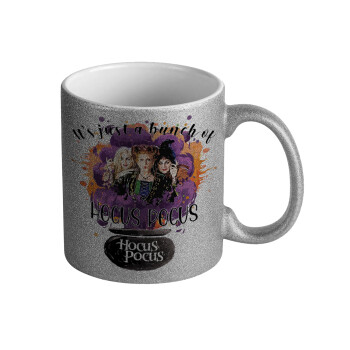 Hocus Pocus, Κούπα Ασημένια Glitter που γυαλίζει, κεραμική, 330ml