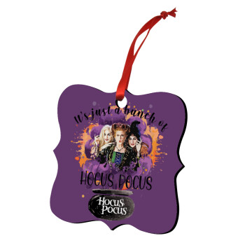Hocus Pocus, Christmas ornament polygon wooden 7.5cm