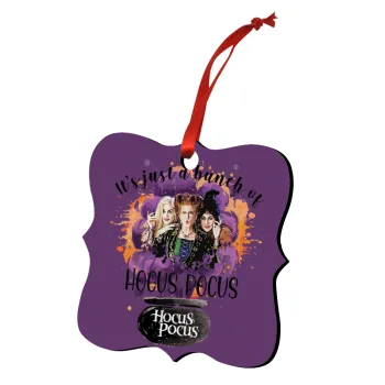 Hocus Pocus, Christmas ornament polygon wooden 7.5cm