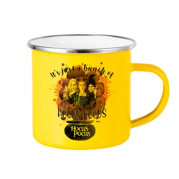 Hocus Pocus, Κούπα Μεταλλική εμαγιέ Κίτρινη 360ml