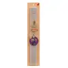 Easter Set, wooden keychain & scented Easter candle flat (30cm) (GRAY)