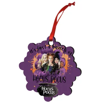 Hocus Pocus, Christmas ornament snowflake wooden 7.5cm