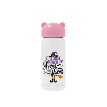 It's just a bunch of hocus pocus - halloween, Pink stainless steel thermal flask, 320ml