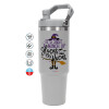 GREY color, 890ml (30oz) stainless Steel Tumbler with Handle