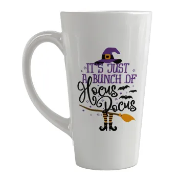 It's just a bunch of hocus pocus - halloween, Κούπα κωνική Latte Μεγάλη, κεραμική, 450ml