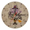 Ρολόι τοίχου ξύλινο plywood (20cm)