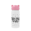 Pink stainless steel thermal flask, 320ml