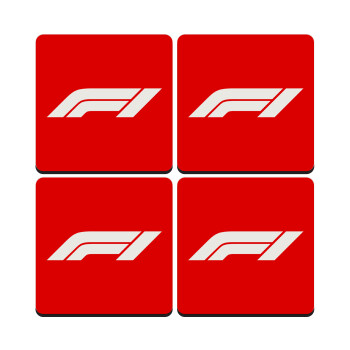 Formula 1, ΣΕΤ 4 Σουβέρ ξύλινα τετράγωνα