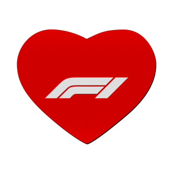 Formula 1, Mousepad καρδιά 23x20cm