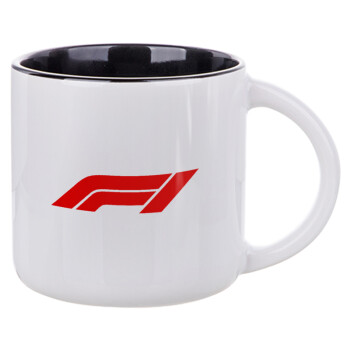 Formula 1, Κούπα κεραμική 400ml Λευκή/Μαύρη