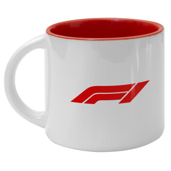 Formula 1, Κούπα κεραμική 400ml Λευκή/Κόκκινη