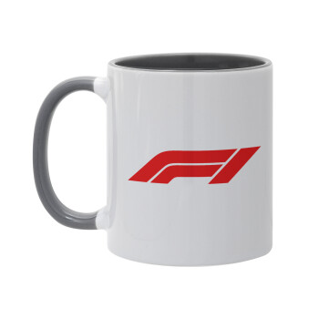 Formula 1, Mug colored grey, ceramic, 330ml